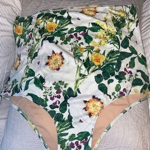 High waisted swim bottoms plus size